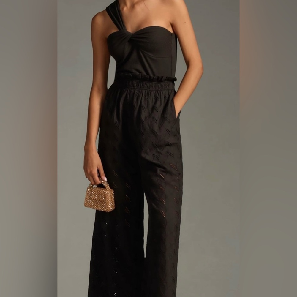NWT- En Saison one shouldered jumpsuit